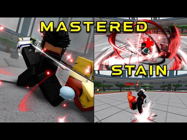 THE MASTERED STAIN MOVESET IS COMPLETELY OVERPOWERED (ROBLOX HEROES BATTLEGROUNDS)