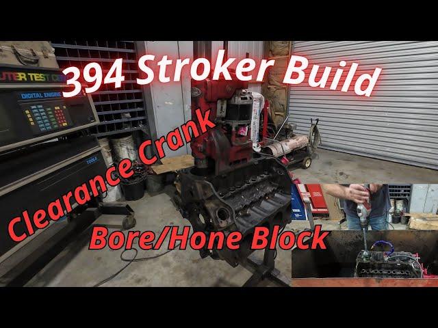 351w 394 Stroker build | Bore, Hone, Block Clearance