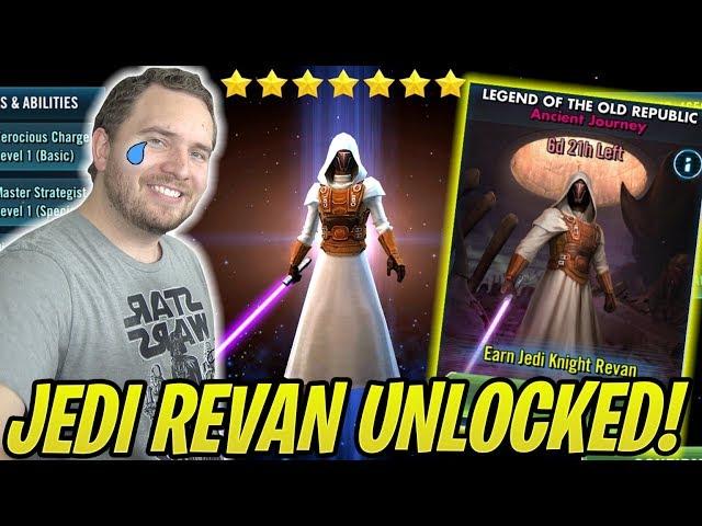 Jedi Revan Unlocked! | Legend of the Old Republic - Ancient Journey Event | Galaxy of Heroes