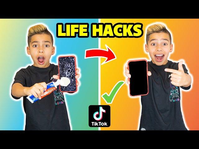 I Tested VIRAL TikTok LIFE HACKS! **THEY WORKED** (Part 4) | The Royalty Family