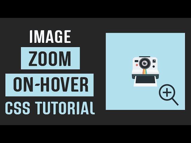 Zoom Image On Hover | CSS Image Effects | CSS Tutorial