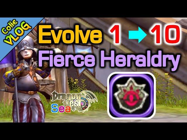 Evolve Fierce Battle Heraldry 1 to 10 step / DragonNest SEA