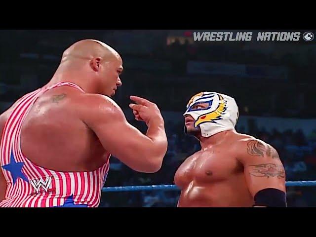 Kurt Angle vs Rey Mysterio WWE Smackdown