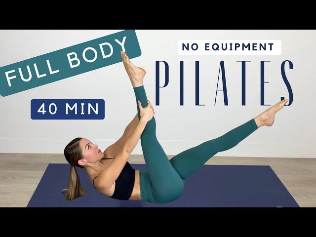 40 Min Full Body Pilates Workout (Tone + Lose Weight)