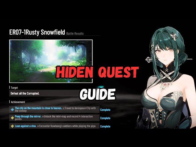 Soaring Beyond (ER07-1 Rusty Snowfield) Hiden Quest Achievement Guide | Punishing Gray Raven MASTERY