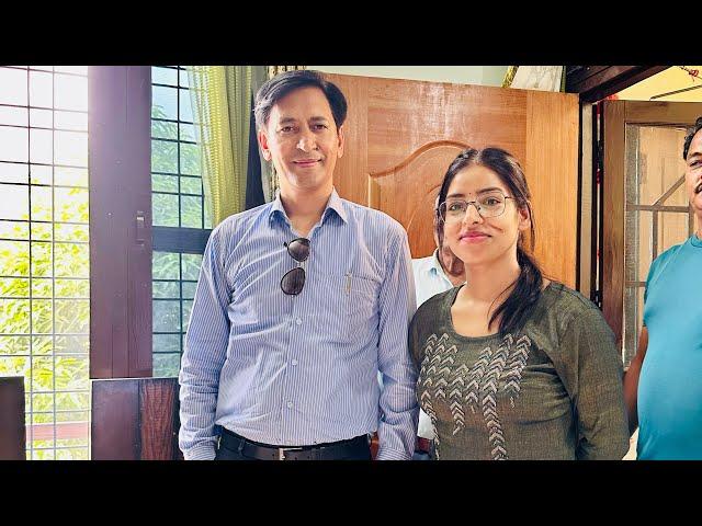 Kumaon commissioner Deepak Rawat with Meenakshi Arya#UPSC CSE22 rank 444)#haldwani#upsc#deepakrawat