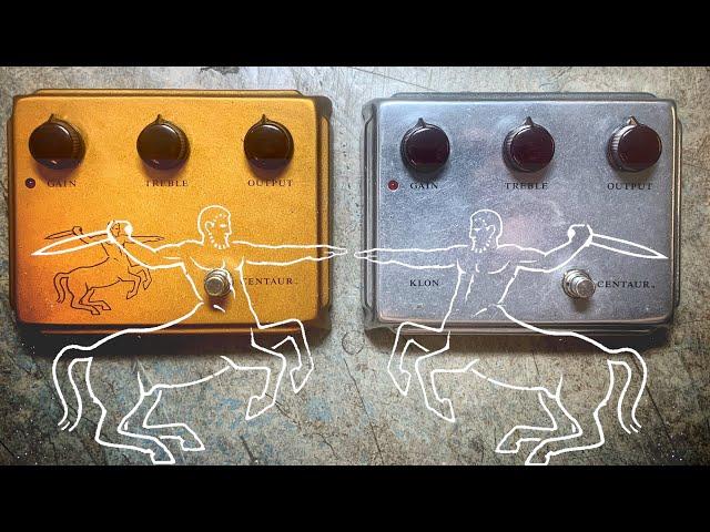 1990s VS 2000s Klon Centaur Overdrives