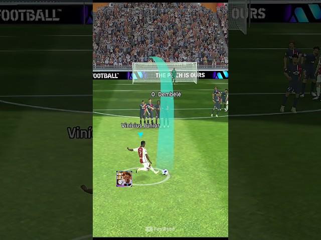 Showtime free-kick challenge  #efootball #efootballmobile #efootball2024 #pes #shorts