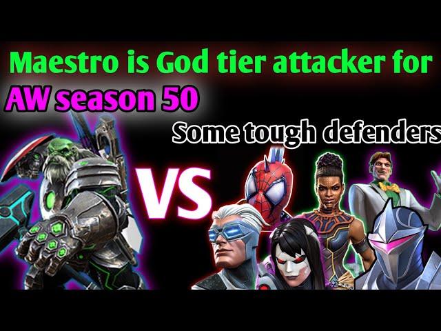 Maestro is a God tier attacker for AW season 50 MCOC