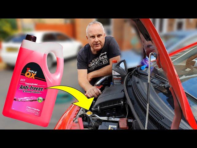 How to Change YOUR Car's Coolant Fluid with a Full Coolant Flush