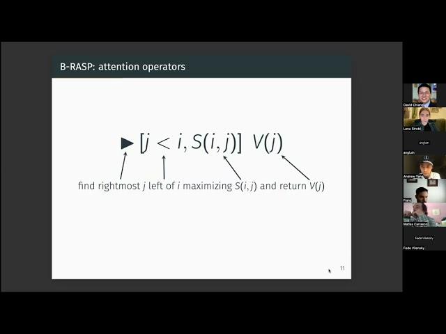 Andy Yang: Masked Hard-Attention Transformers and B-RASP Recognize Exactly the Star-Free Languages