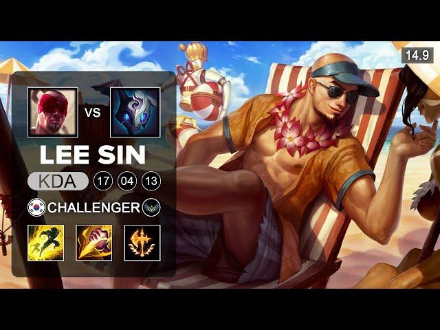 Lee Sin vs Kindred Jungle - KR Challenger - Patch 14.9 Season 14