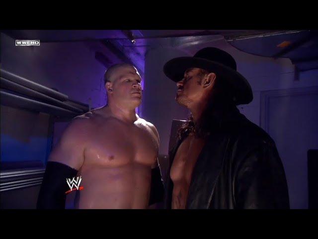 Kane & The Undertaker Backstage! 04/04/2008