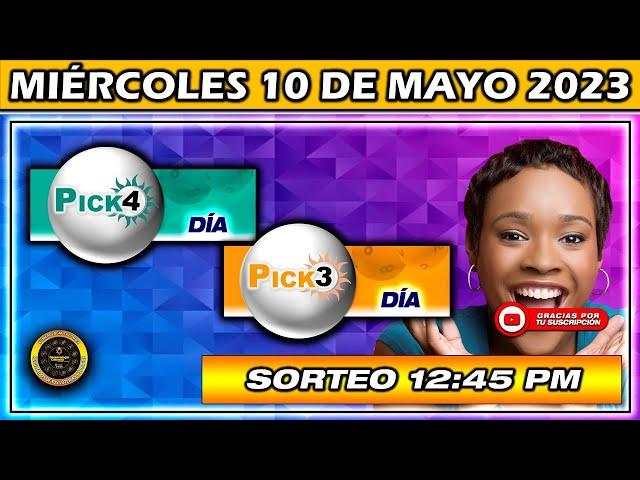 Resultado PLAY CASH THREE PICK 3 Y PICK 4 DIA del MIÉRCOLES 10 DE MAYO del 2023