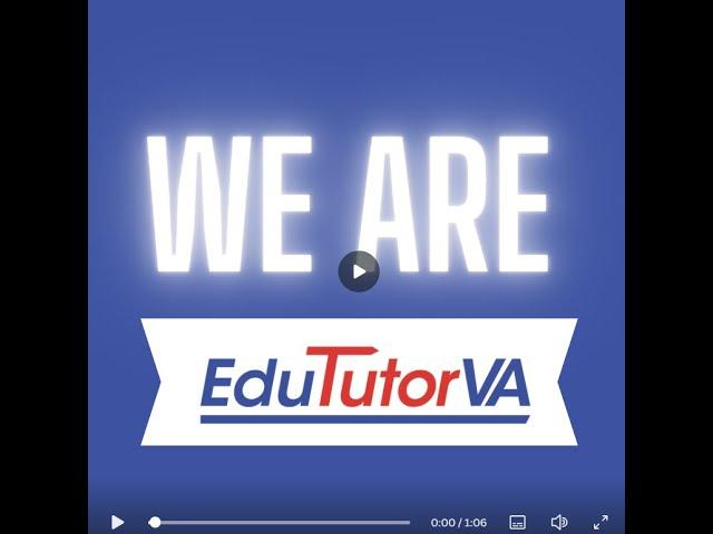 We Are EduTutor!