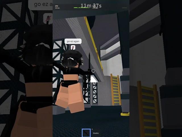 CREZY THROW #insane #artem #shorts #viral #fyp #roblox #murdermystery2