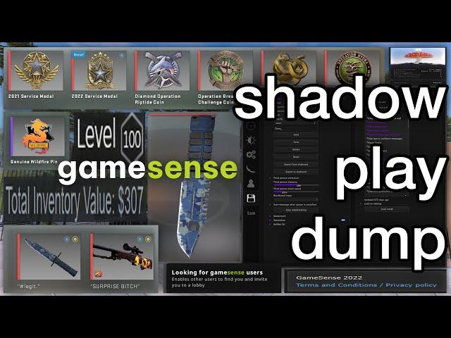 shadowplay dump csgo cheating | gamesense.pub / skeet.cc mm hvh / semi rage