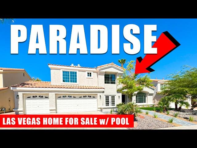 Las Vegas Home for Sale | POOL, GATED, REMODELED, CHEF's Kitchen 5 Beds 89074 | Entertainer's DREAM