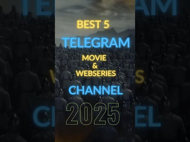 Top 5 best telegram movie Channel 2025 ||Telegram top 5 movie and web series channel| Telegram Movie