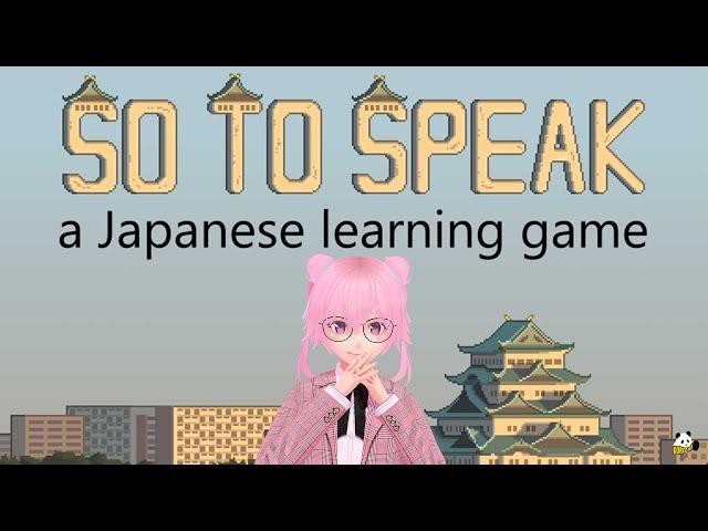 I learned 80 Japanese words with this game! KUREEJII PLAYS "So to Speak" Demo