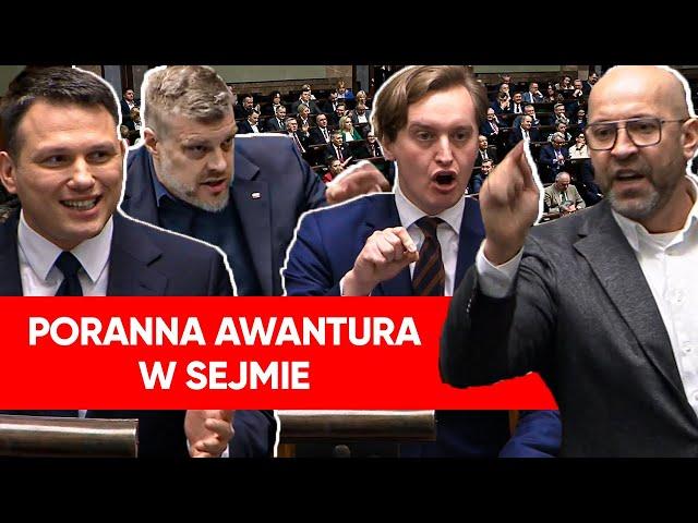 "Kosmiczne koryto". Wrzawa w Sejmie. Zandberg: Patrzę na pana panie premierze