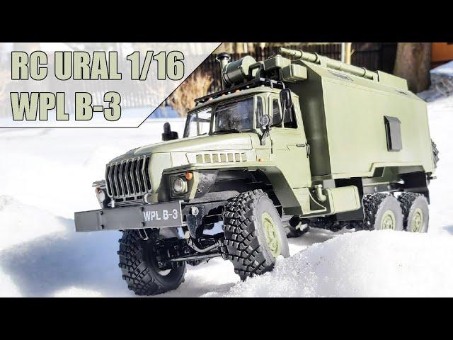 RC Ural WPL B36 vs Russian Winter / Test drive УРАЛ на Радиоуправлении