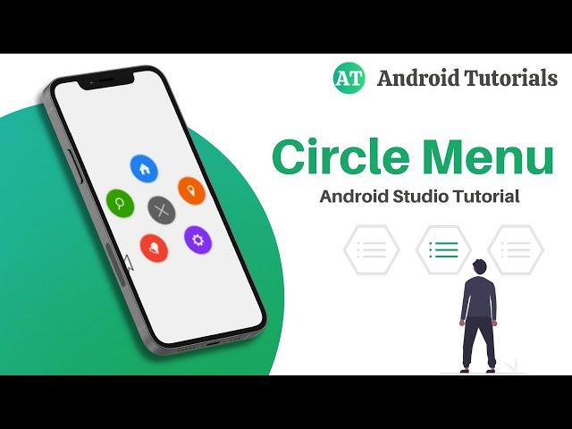 Circle Menu in Android Studio | Circle Menu Animation Android Studio | UI Design | Android Tutorials