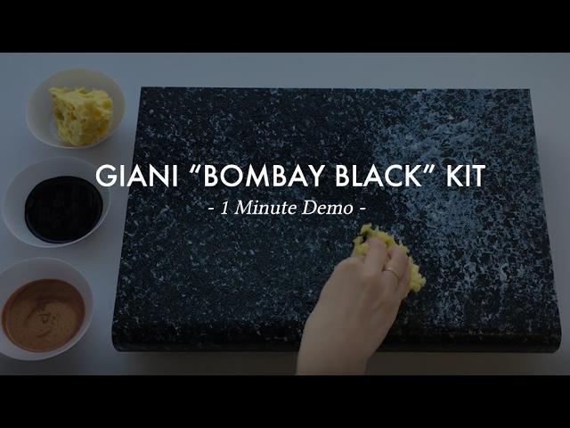 Bombay Black (1 Min Demo) -  Giani Countertop Paint