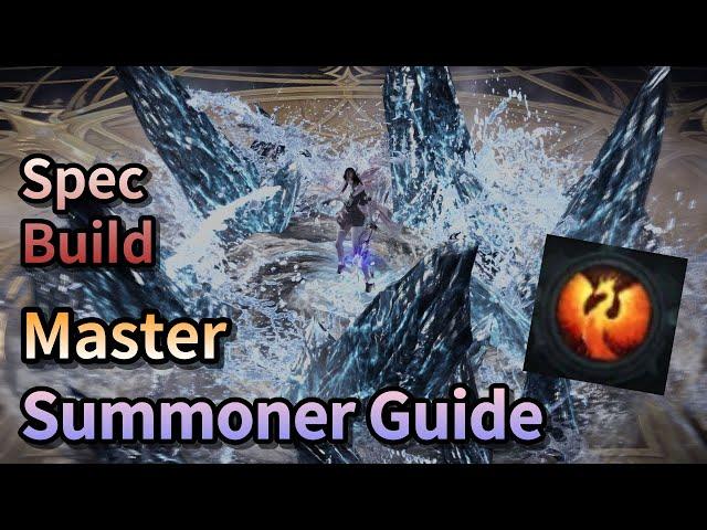 [Lost Ark] Summoner, Master Summoner(Spec build) guide