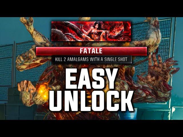 FATALE DARK OPS EASY UNLOCK! (Black Ops 6 Zombies)