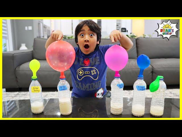 Easy DIY Science Experiment Blowing Up Balloons with Yeast!!!