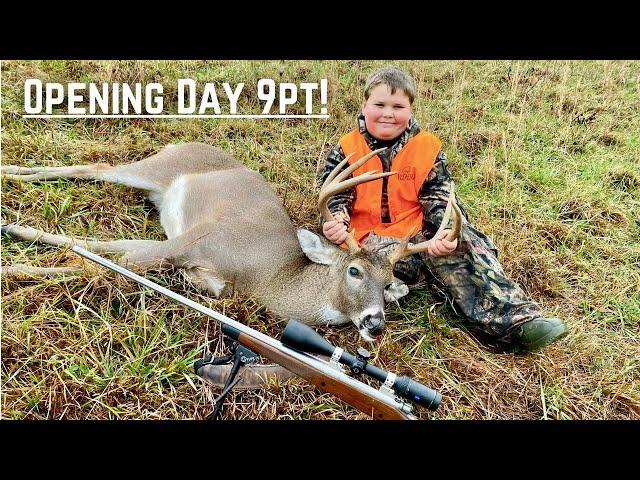 A Hunt to Remember!  8 year old puts a big boy down!!!