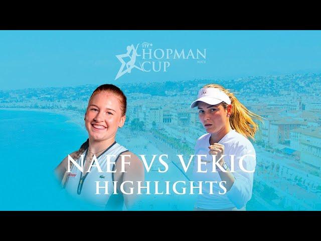 Hopman Cup Women's Final: Women's Singles Final Donna Vekić vs Céline Naef