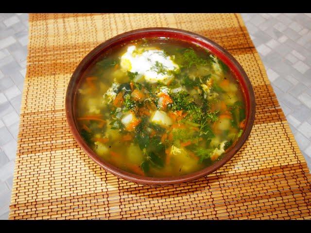 Nettle soup with egg