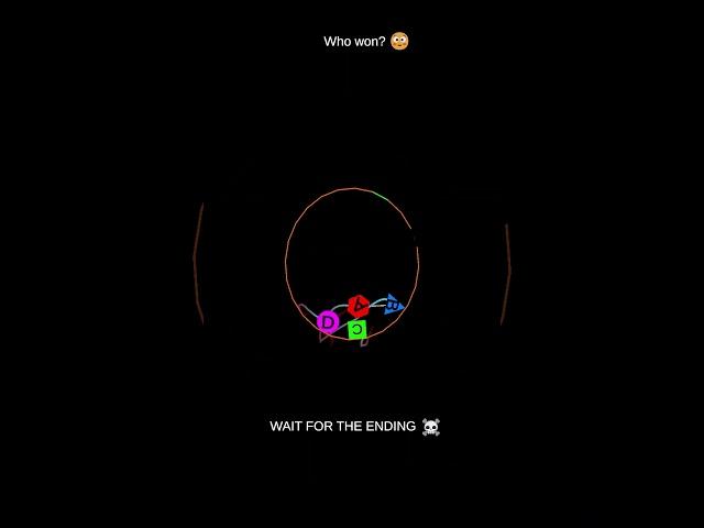 Which Shape Won? #animation #satisfying #shapes #colors #physics #simulation #games #adhd #autism