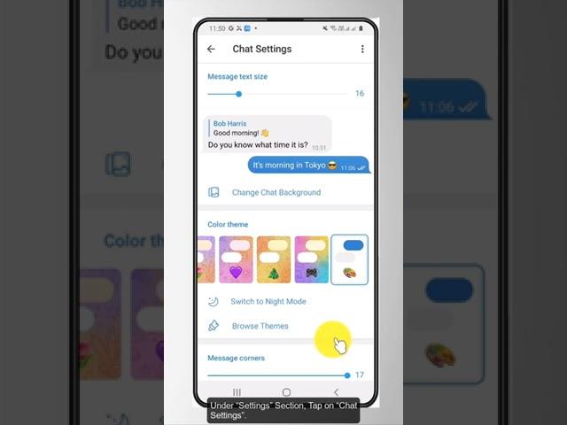 How Do I Turn OFF Auto Night Mode on Telegram App? #shorts #nightmode #telegram