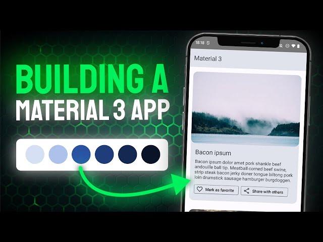 How to Build Stunning Material 3 Apps with Jetpack Compose - Android Studio Tutorial