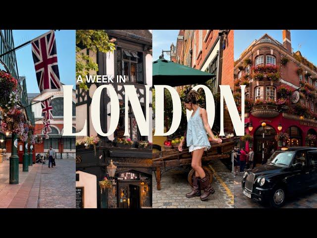 A WEEK IN LONDON a cozy girl travel vlog