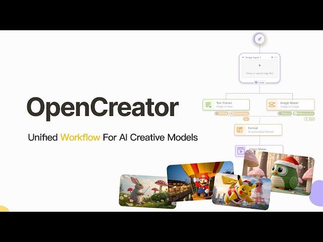 Make AI content with OpenCreator - Brief Introduction