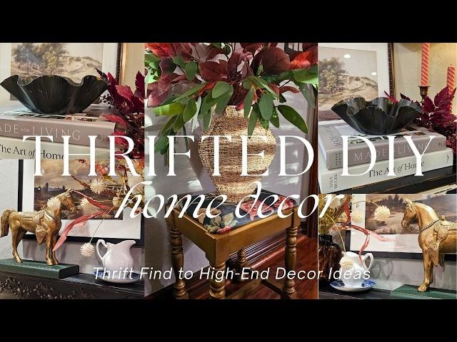 EASY THRIFTED DIYS FOR HIGH-END HOME DÉCOR | Budget Friendly DIY Decorating Ideas | Thrift Flips