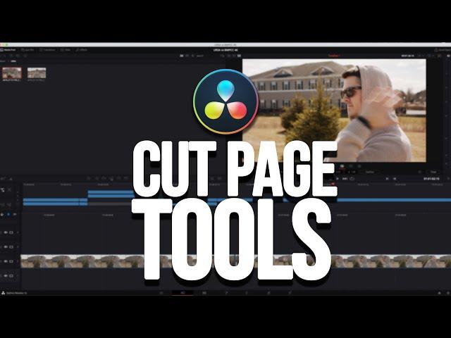 Crop, Move, Stabilize, & the TOOLS of the Cut Page in Davinci Resolve 16.2 | Tutorial