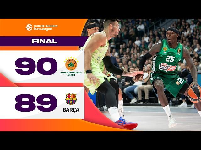 One-Point Thriller | Panathinaikos – Barcelona | BASKETBALL HIGHLIGHTS R13 2024-25