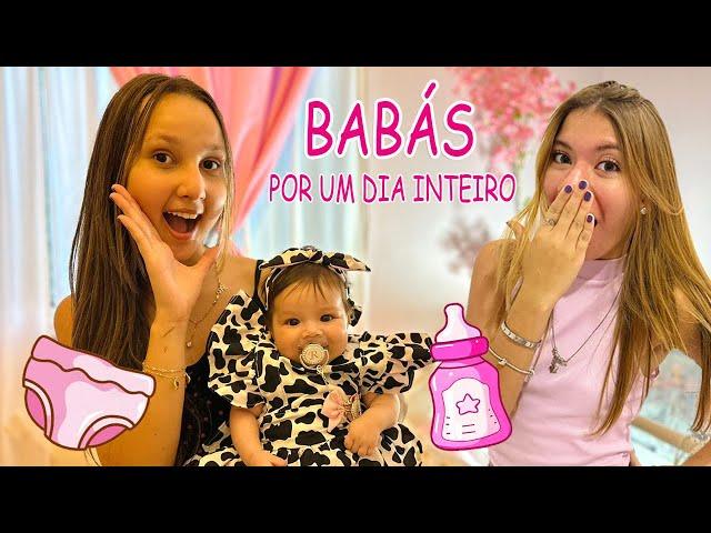 VIRAMOS BABÁ POR UM DIA INTEIRO | NOVELINHA - Amanda Nathanry e Kathlyn