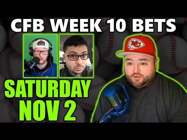 CFB Bets Week 10 With Kyle Kirms - Saturday College Football Picks November 2nd