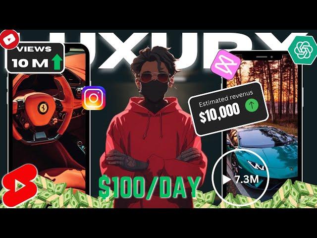 $100/Day How to Create Luxury Motivational Reels, Shorts & TikTok's with AI. #luxurymotivation