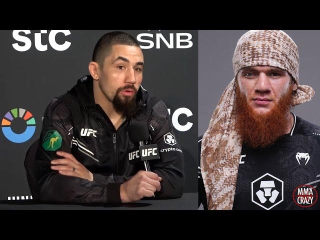 Robert Whittaker on Shara Magomedov future fight "Earn your shot"