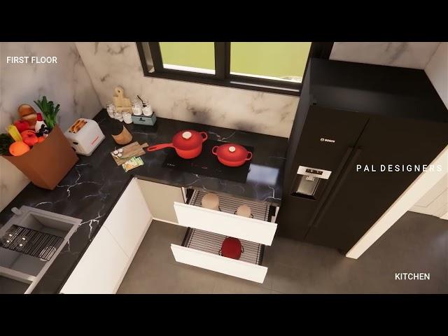 3 BHK Interior | ENSCAPE INDIA | PAL DESIGNERS | SKETCHUP | ENSCAPE 3.1