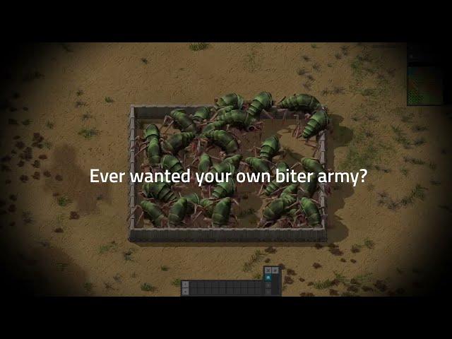 [Factorio 1.1 Mod] Biomass Biters - Trailer