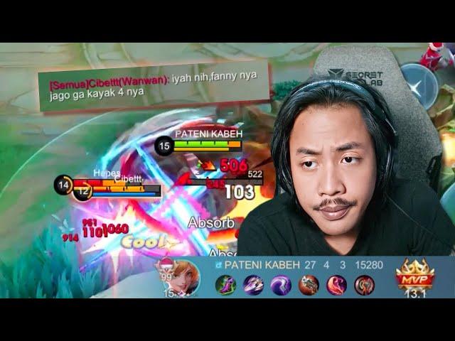 Main Gila-Gilaan Mumpung Dapet Fanny, Mematahkan Kutukan COMEBACK! - Mobile Legends