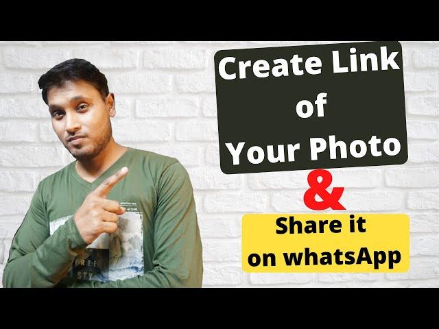 How to Create link of your photos videos and share it.